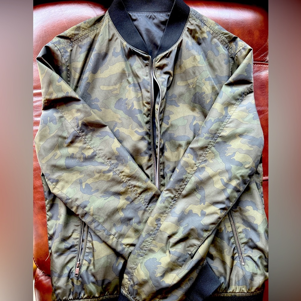 Zara mens camo jacket